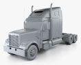 Freightliner Coronado Tractor Truck 2014 3d model clay render
