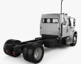 Freightliner M2 Extended Cab Chassis Truck 2017 3d model back view