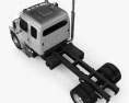 Freightliner M2 Extended Cab Chassis Truck 2017 3d model top view