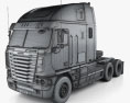 Freightliner Argosy Tractor Truck 2016 3d model wire render