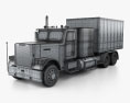 Freightliner FLC120 Box Truck 1995 3d model wire render