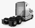 Freightliner Cascadia Cabina Dormitorio Camión Tractor 2016 Modelo 3D vista trasera