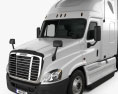 Freightliner Cascadia Sleeper Cab Camion Trattore 2016 Modello 3D