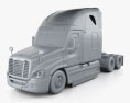 Freightliner Cascadia 卧铺驾驶室 牵引车 2016 3D模型 clay render