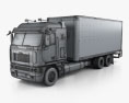 Freightliner Argosy Box Truck 2010 3d model wire render