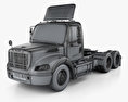 Freightliner M2 112 Day Cab 트랙터 트럭 3축 2017 3D 모델  wire render