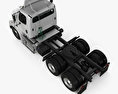 Freightliner M2 112 Day Cab Tractor Truck 3-axle 2017 3d model top view