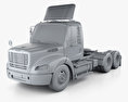 Freightliner M2 112 Day Cab Camion Tracteur 3 essieux 2017 Modèle 3d clay render