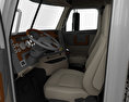 Freightliner 122SD SF Day Cab Сідловий тягач з детальним інтер'єром 2018 3D модель seats