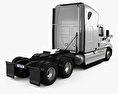 Freightliner Cascadia Sleeper Cab Tractor Truck with HQ interior 2016 3d model back view