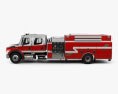 Freightliner M2 106 Crew Cab Fire Truck 2022 3d model side view
