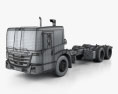 Freightliner Econic SD Chassis Truck 2024 3d model wire render