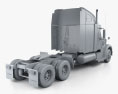 Freightliner Coronado Schlafkabine Sattelzugmaschine 2014 3D-Modell