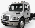 Freightliner M2 Extended Cab Chassis Truck 3-axle 2020 3d model