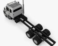 Freightliner M2 Extended Cab Chassis Truck 3-axle 2020 3d model top view