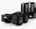 Freightliner FLD 120 Tractor Flat Top Sleeper Cab Truck 2000 Modello 3D