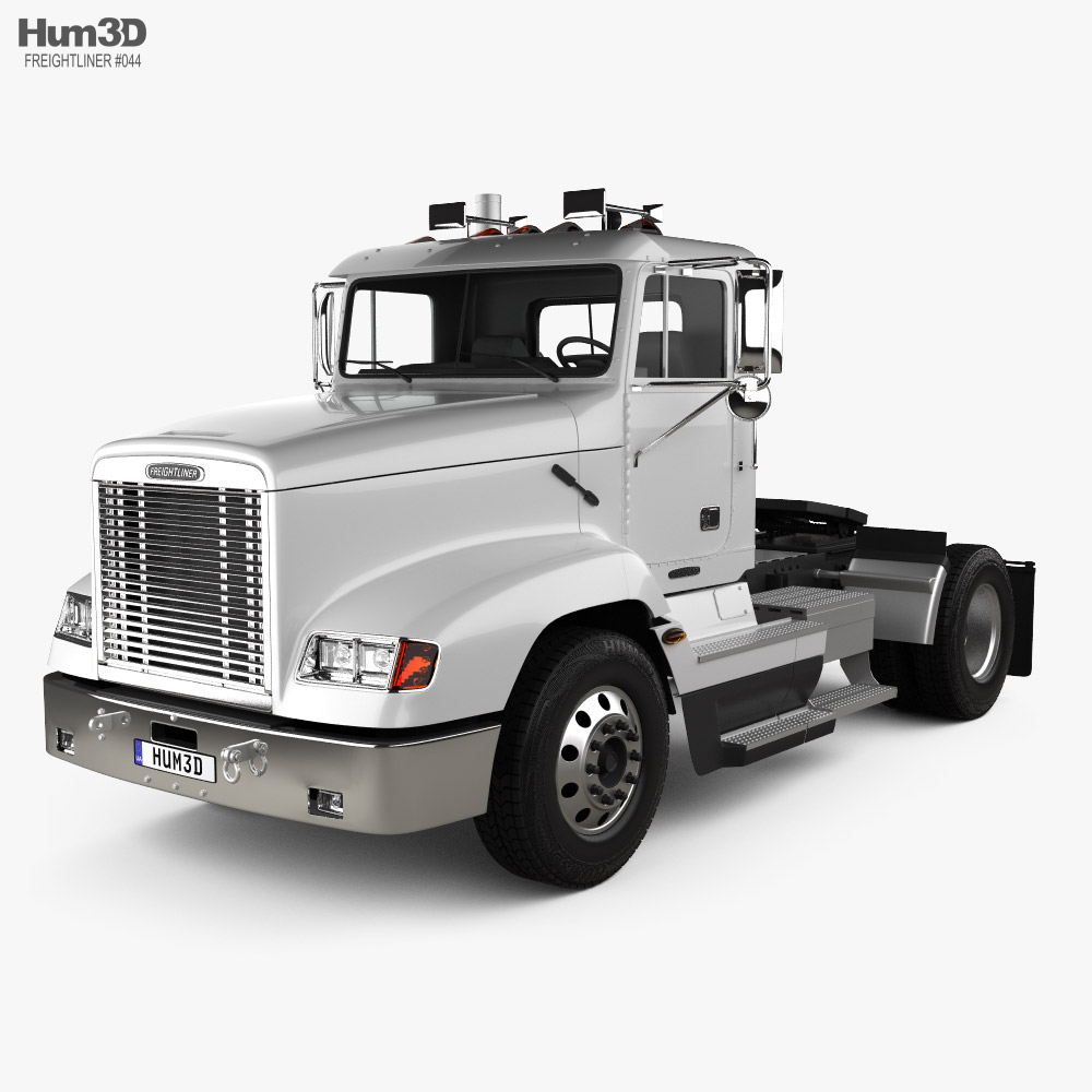 Freightliner FLD 112 Day Cab Tractor Truck 2010 3D model