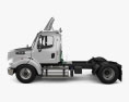 Freightliner M2 112 Day Cab Tractor Truck 2-axle with HQ interior 2014 3d model side view