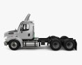 Freightliner M2 112 Day Cab Tractor Truck 3-axle with HQ interior 2014 3d model side view