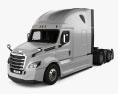 Freightliner Cascadia Sleeper Cab Tractor Truck with HQ interior and engine 2021 3d model
