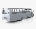 Freightliner M2 106 Thomas Saf-T-Liner C2 통학 버스 인테리어 가 있는 2012 3D 모델 