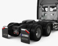 Freightliner Cascadia 126BBC Day Cab 트랙터 트럭 인테리어 가 있는 와 엔진이 2018 3D 모델 