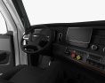 Freightliner Cascadia 126BBC Day Cab Седельный тягач с детальным интерьером и двигателем 2018 3D модель dashboard