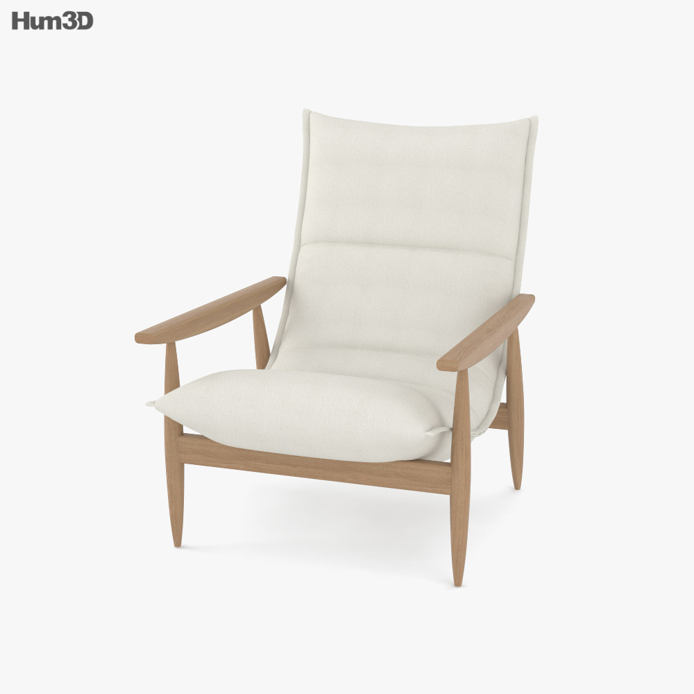 Adea Tao Lounge chair Modello 3D