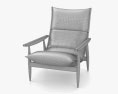 Adea Tao Lounge chair Modelo 3D