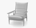 Adea Tao Lounge chair 3d model