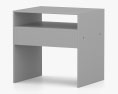 Adentro Zen ベッドサイドテーブル 3Dモデル