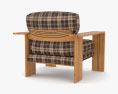 Afra and Tobia Scarpa Artona Lounge chair 3D модель