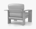 Afra and Tobia Scarpa Artona Lounge chair 3d model