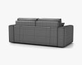 Alberta Togo Двухместный диван 3D модель