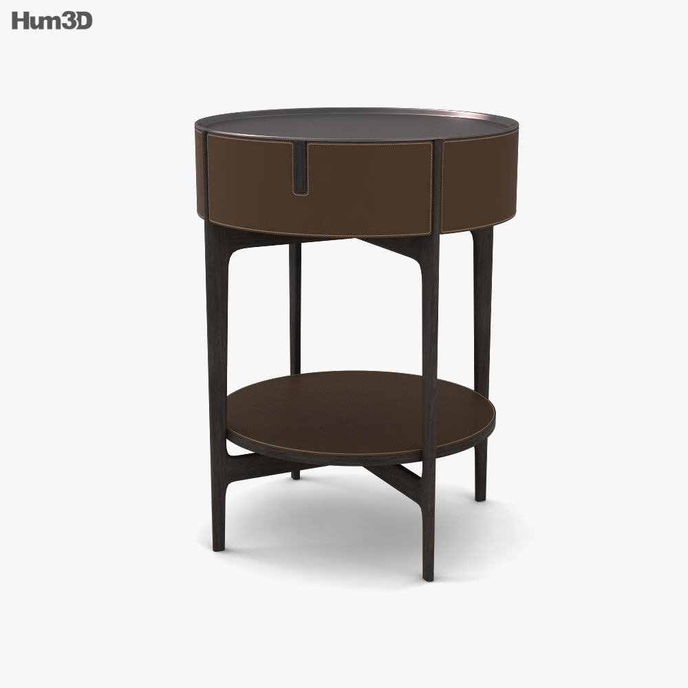 Alivar Round Bedside table 3D model