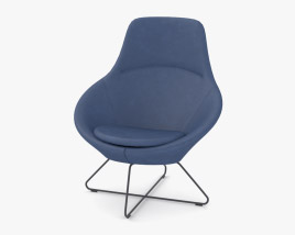 Allermuir Conic Lounge chair 3D model