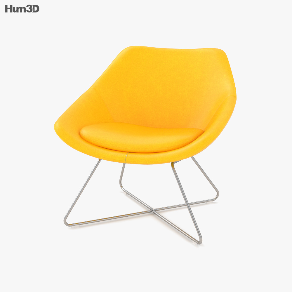 Allermuir Open Lounge chair Modèle 3D