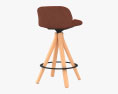 Andreu World Nuez 바 의자 3D 모델 