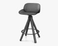 Andreu World Nuez Bar stool 3d model