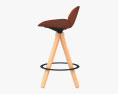 Andreu World Nuez Барний стілець 3D модель