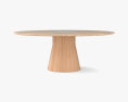 Andreu World Reverse Tavolo di legno Modello 3D