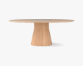 Andreu World Reverse Wood table 3d model