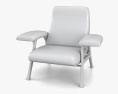 Arflex Hall 肘掛け椅子 3Dモデル