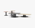 Arflex Goya Small Tables Modèle 3d