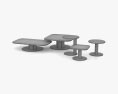 Arflex Goya Small Tables 3d model