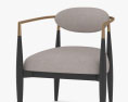 Arhaus Jagger Cadeira Modelo 3d