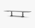 Arhaus Tuscany Extension Dining Table 3d model