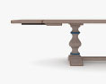 Arhaus Tuscany Extension Dining Стол 3D модель