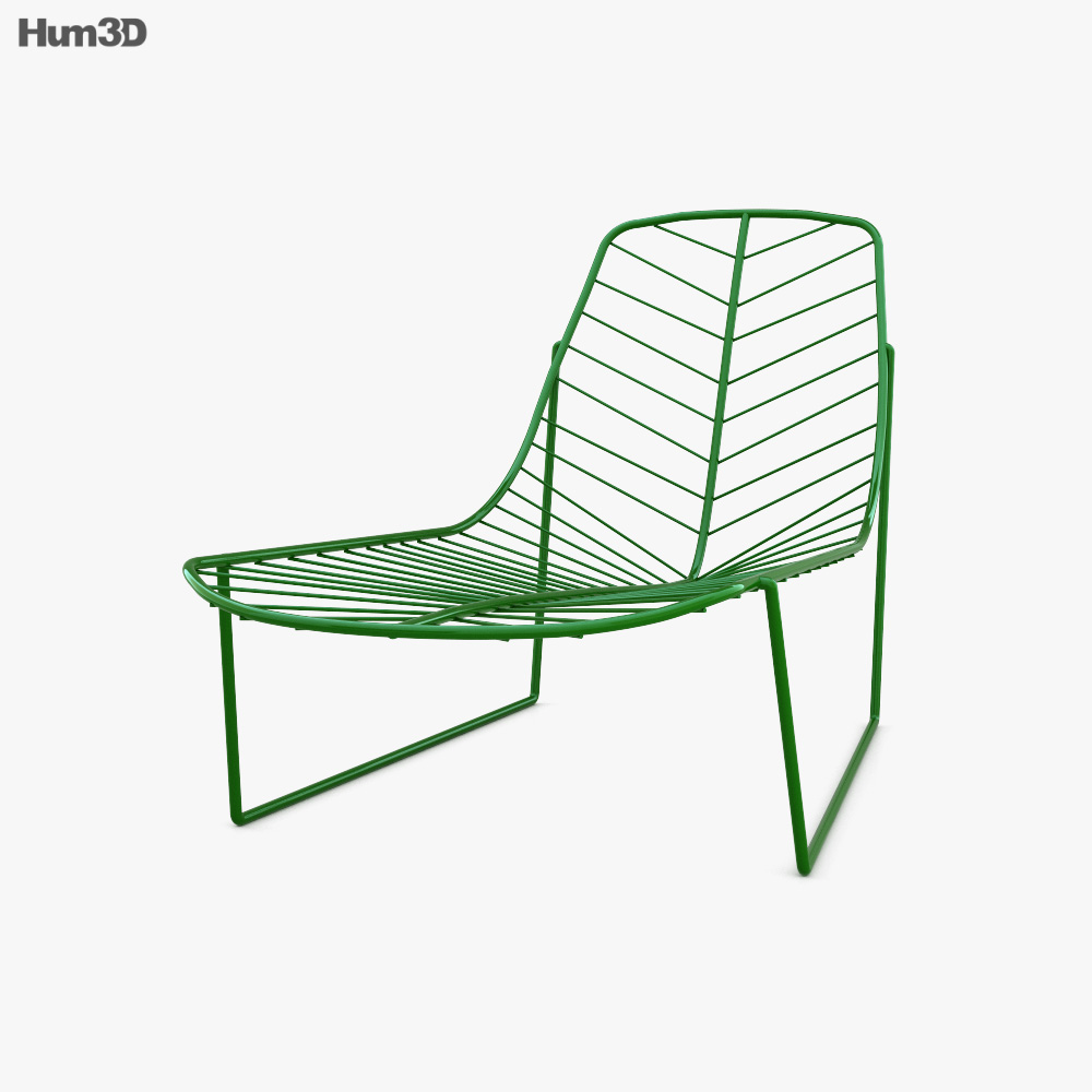 Arper Leaf Lounge chair Modello 3D