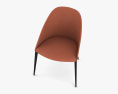 Arper Cila 4 Wood Legs Chair 3d model